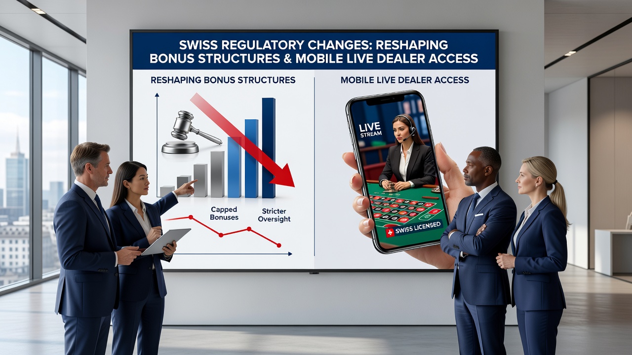 Mobile live dealer interface demonstrating regulatory compliance features